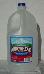 [Arrowhead distilled water]